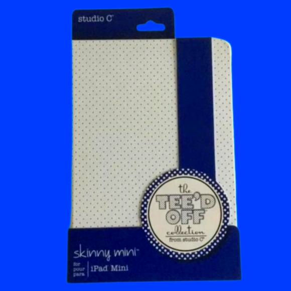 Studio C Skinny Mini iPad Case Tee'd Off Collection - Picture 2 of 3